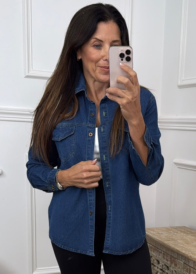 Blanche Blue Denim Shirt