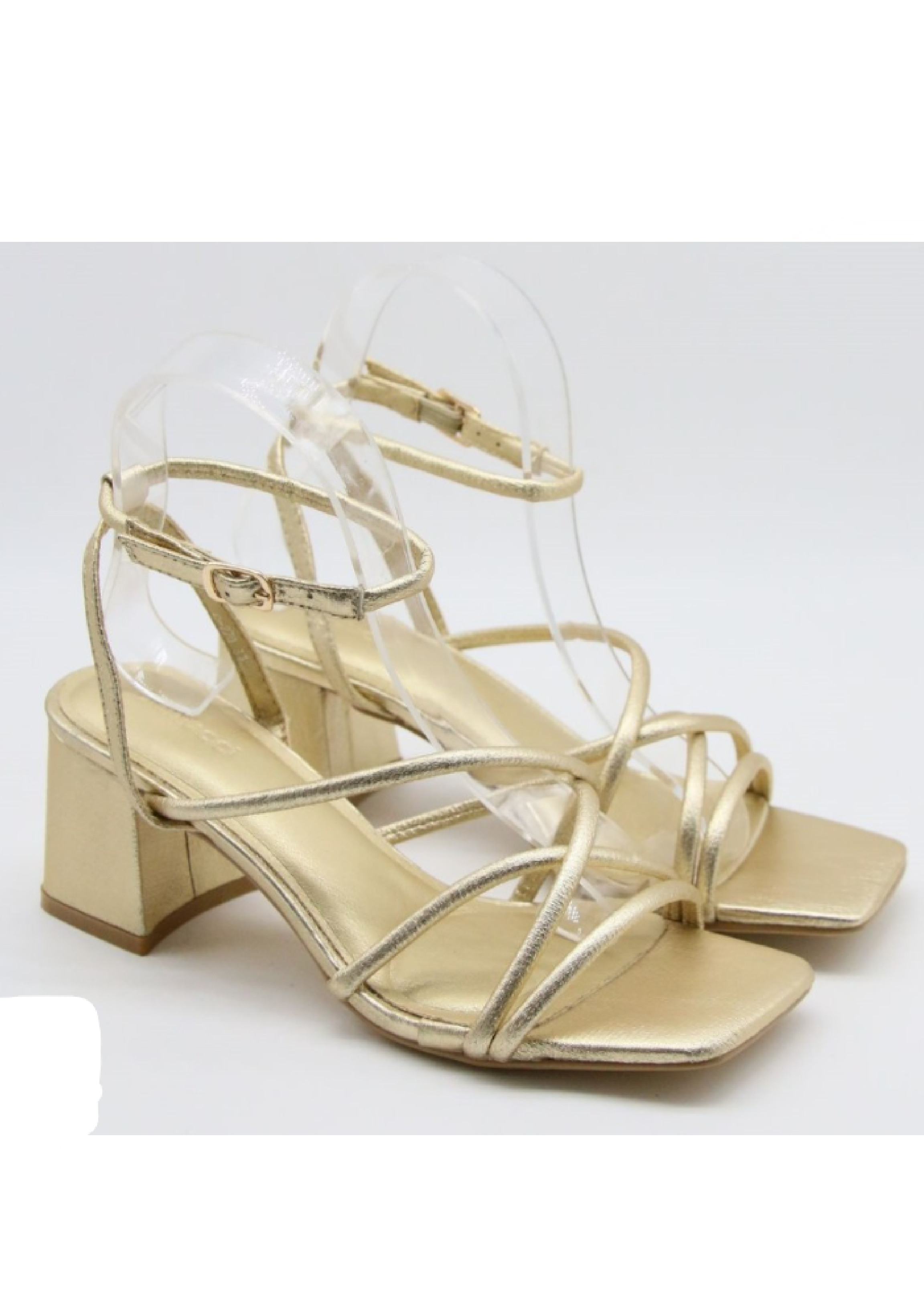 Grainne Gold Strappy Sandals