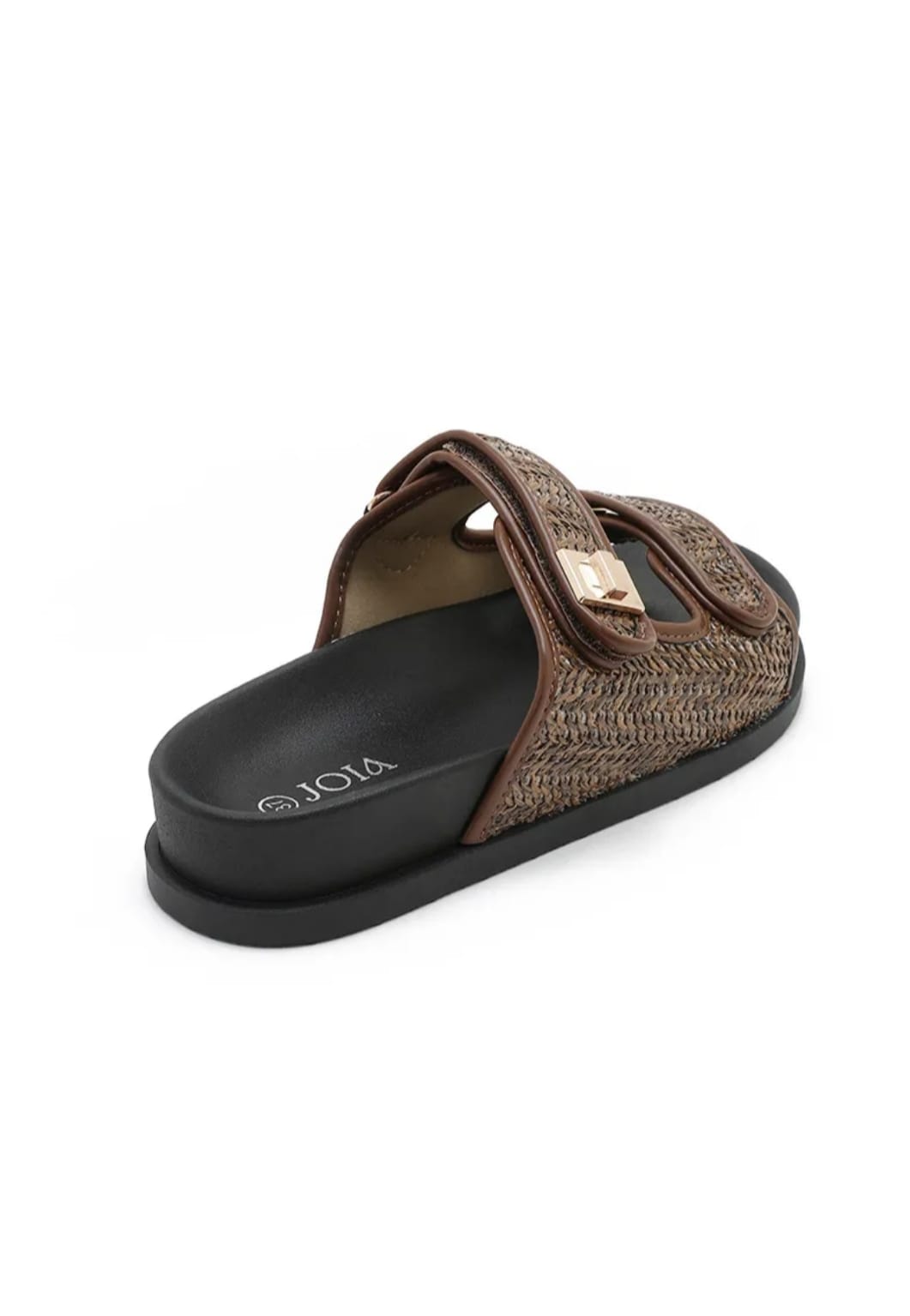 Maddie Brown Double Strap Sandals