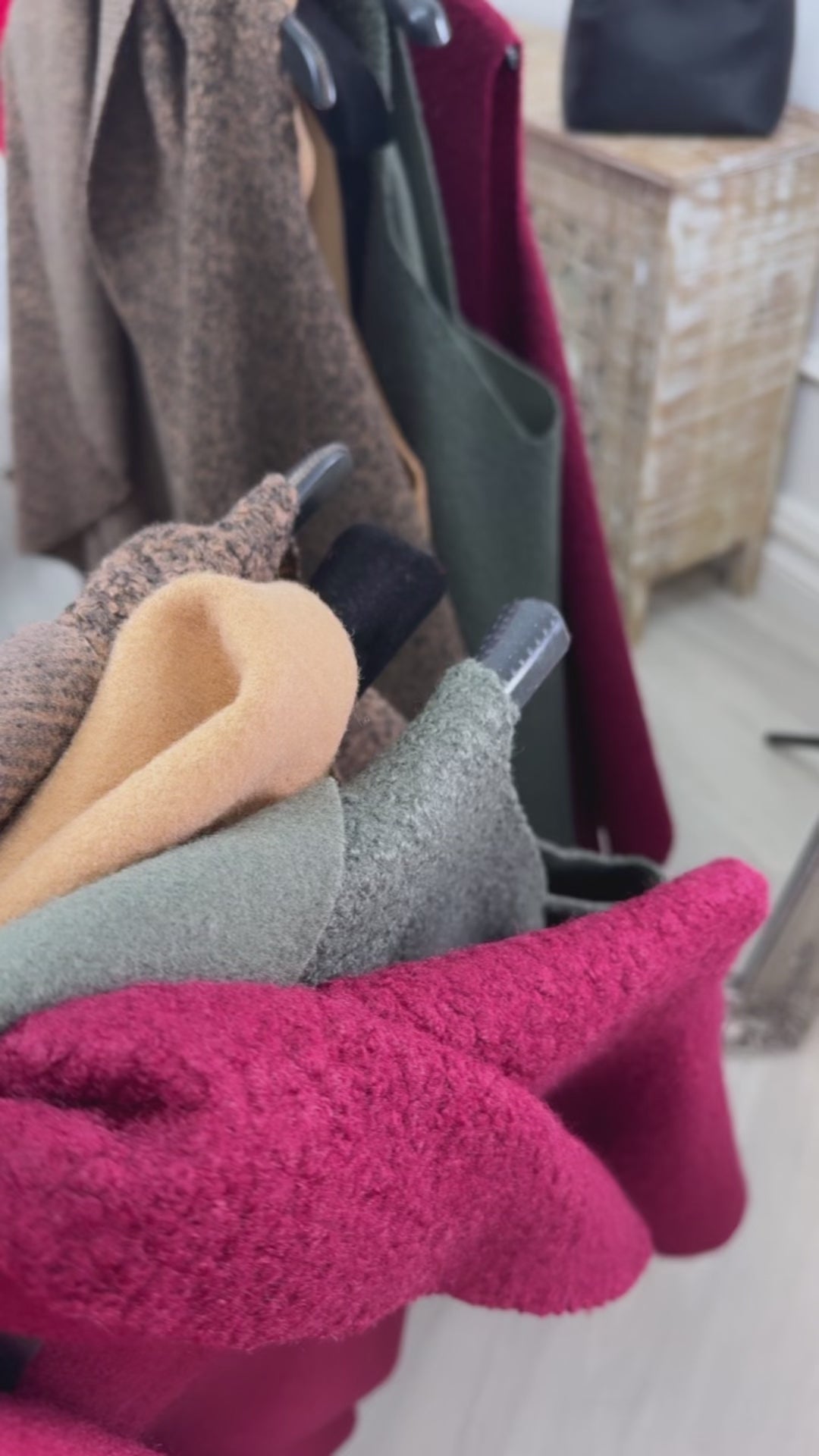 Zara Red Waterfall Waistcoat