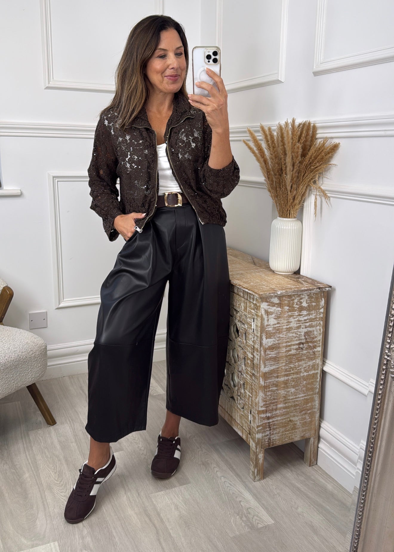 Alice Brown Lace Glimmer Jacket