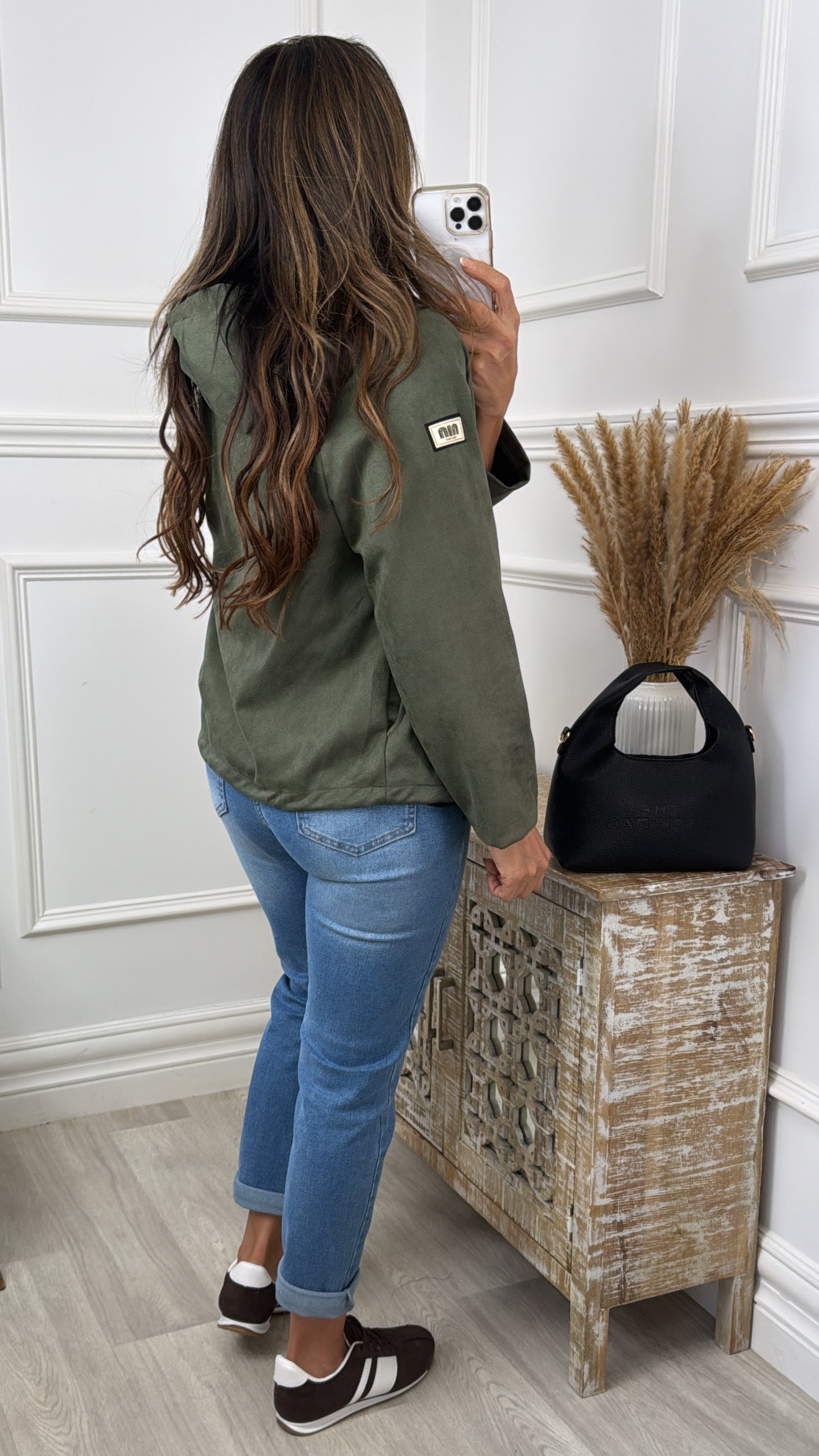 Juniper Khaki Hooded Jacket