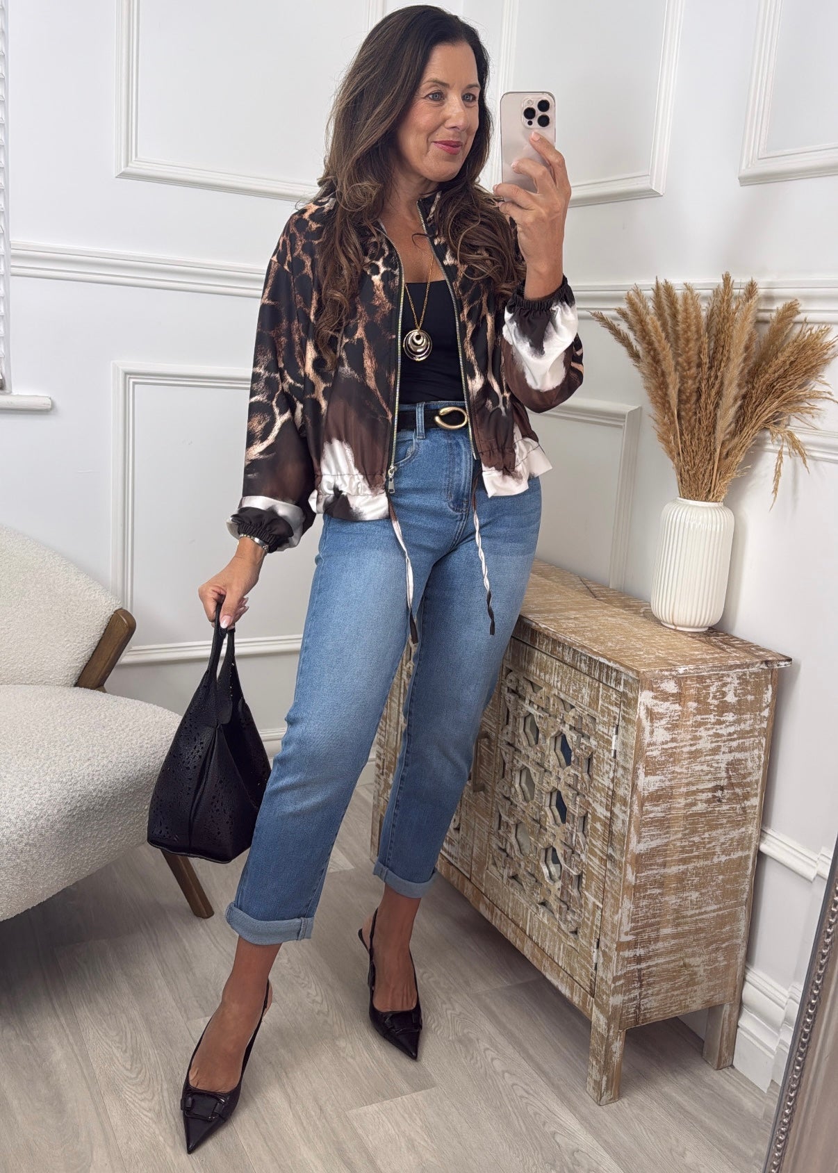 Palma Leopard Print Jacket