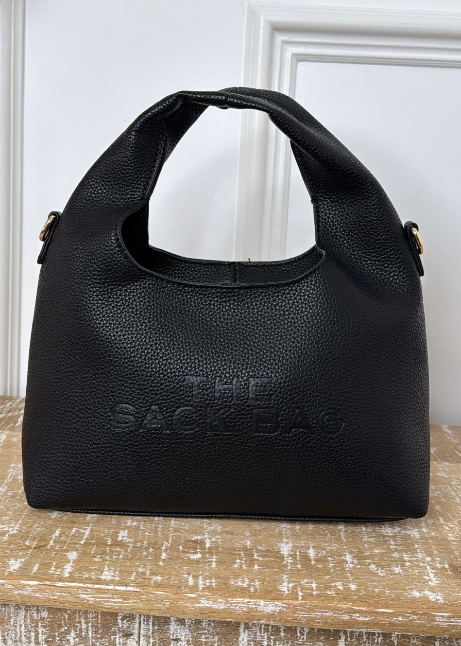 Sabrina Black Sack Mini Bag