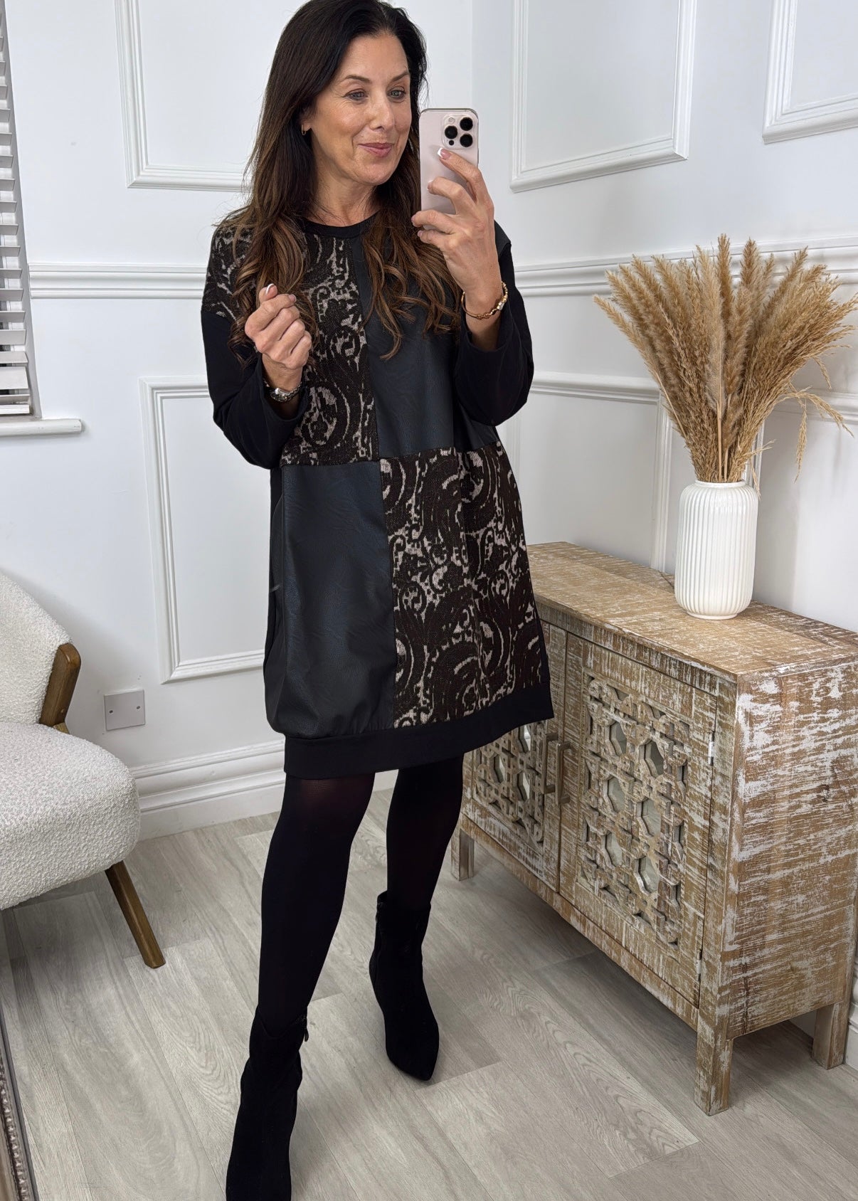 Leah Brown Baroque Panels Tunic