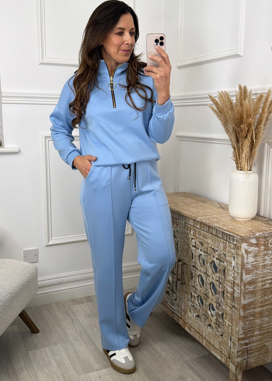 Daisy Blue Seam Detail Set