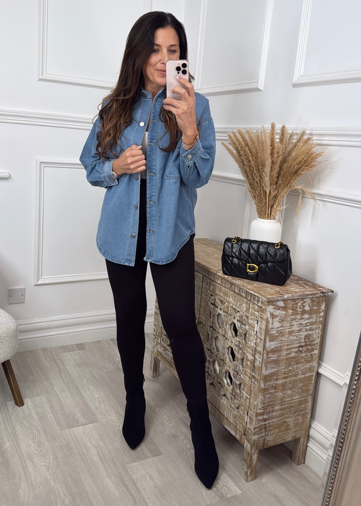 Demina Blue Denim Shirt