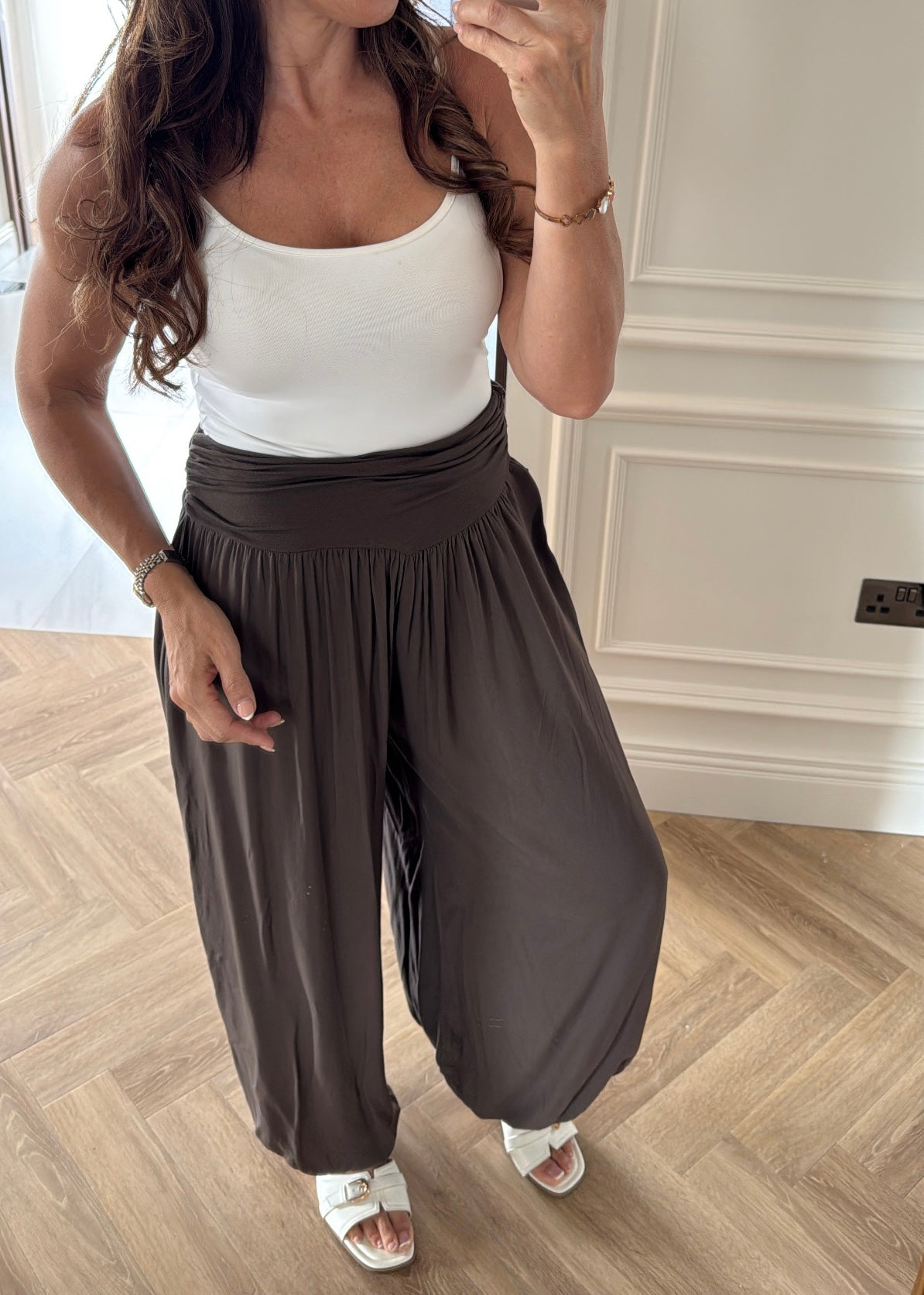 Vicki Brown Harem Pants