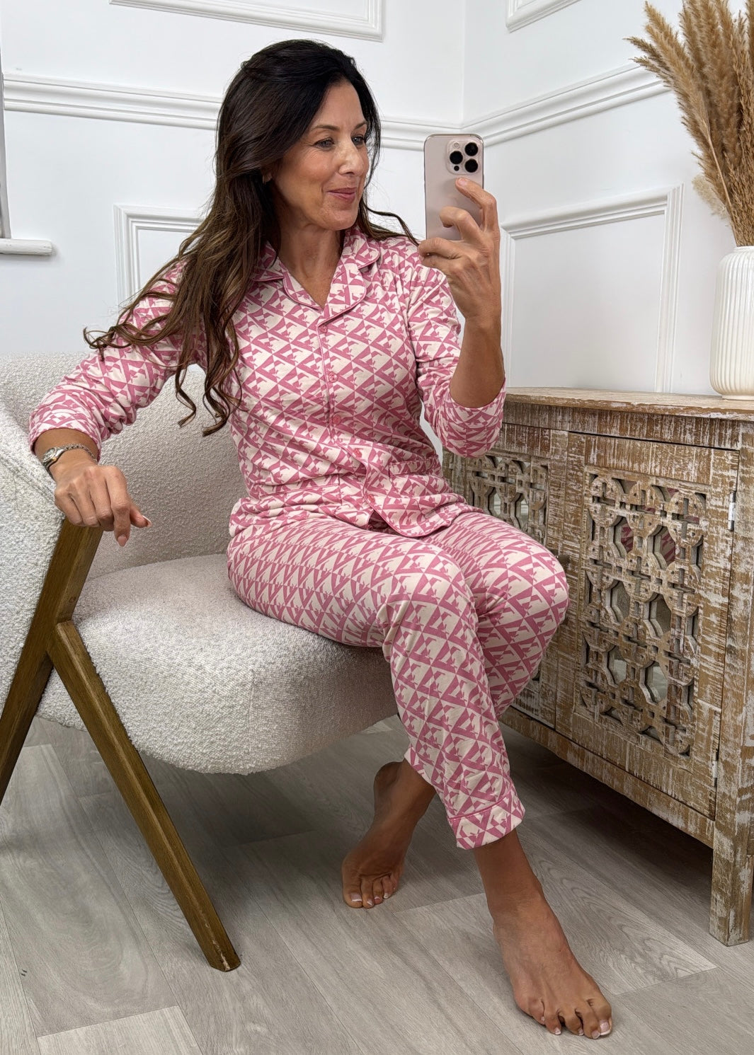 Natale Pink Fleece Pajama