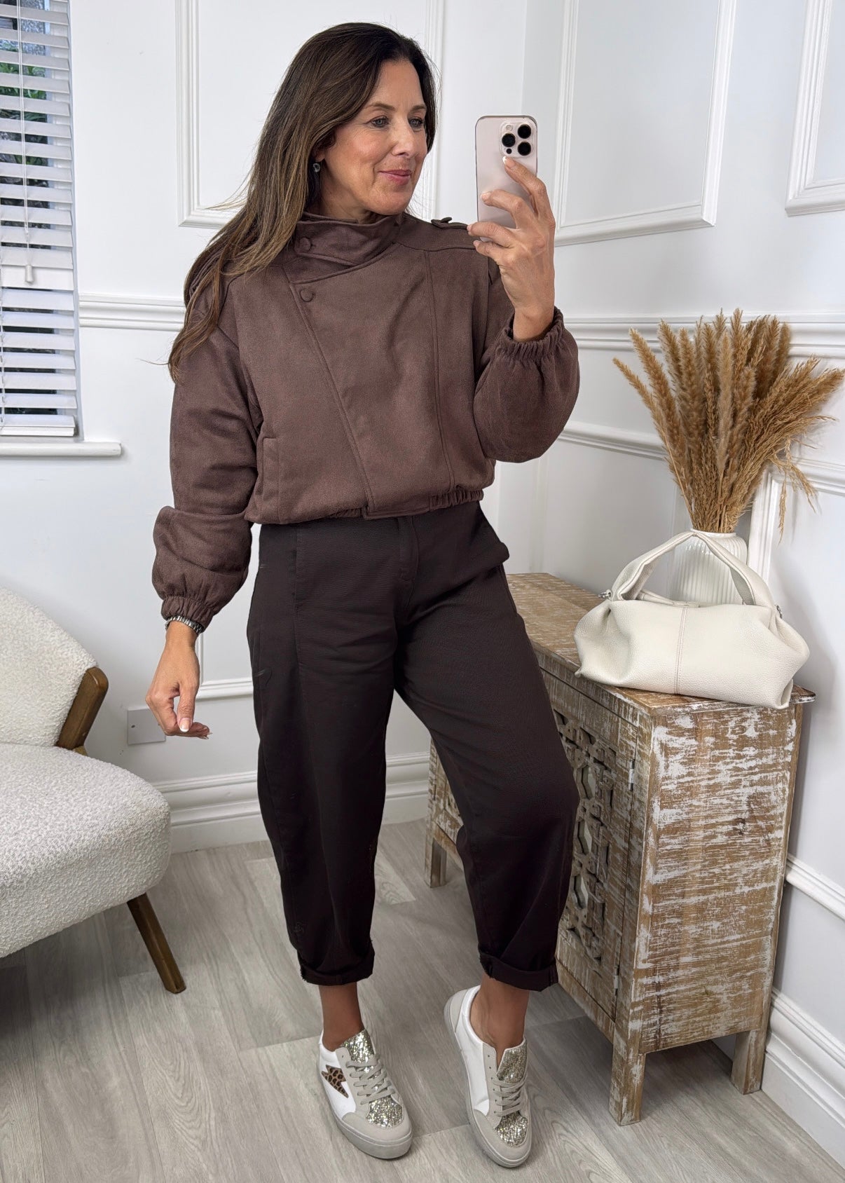 Kerry Brown Zip Jacket