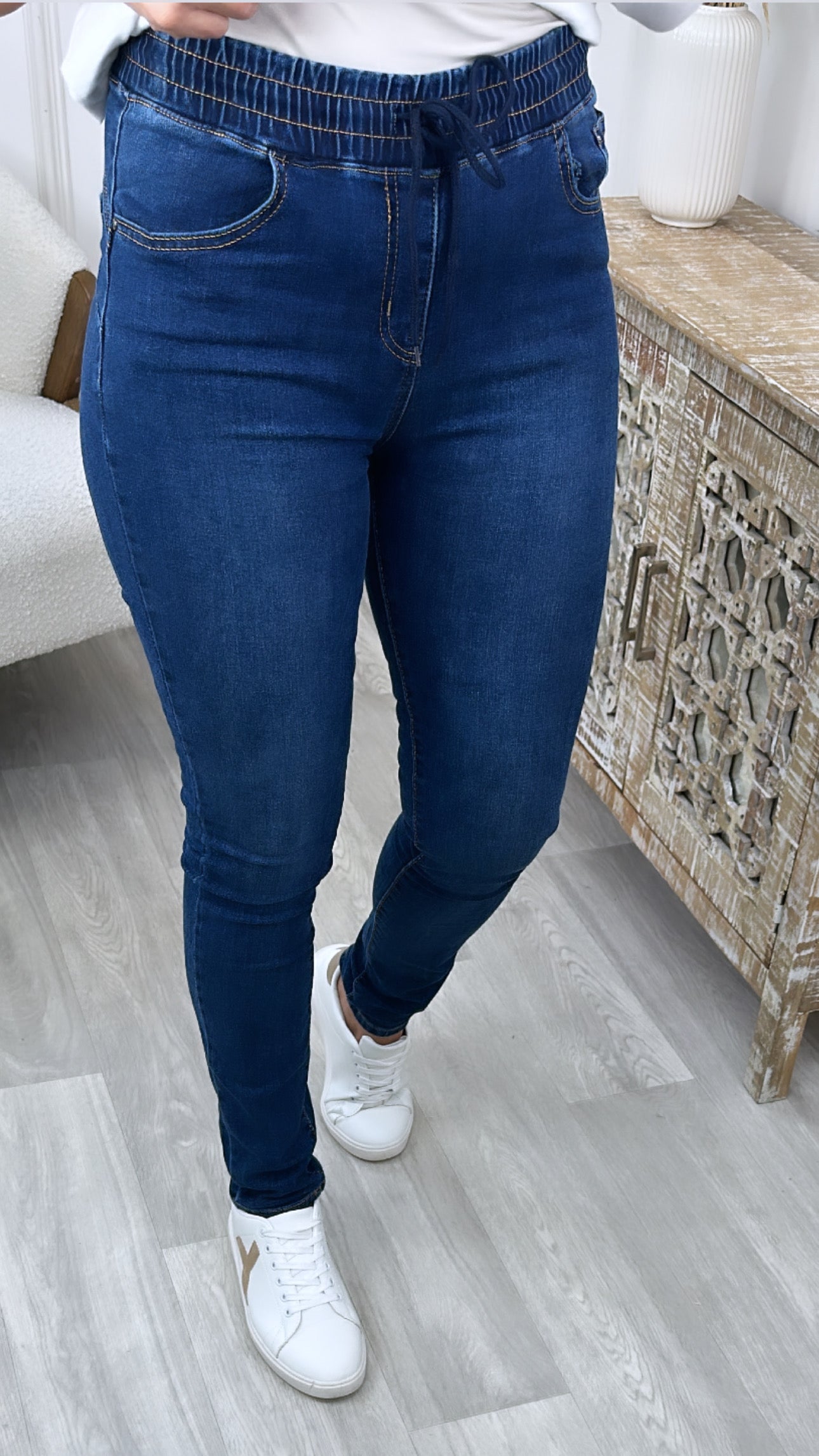 Aileen Dark Blue Skinny Jeans