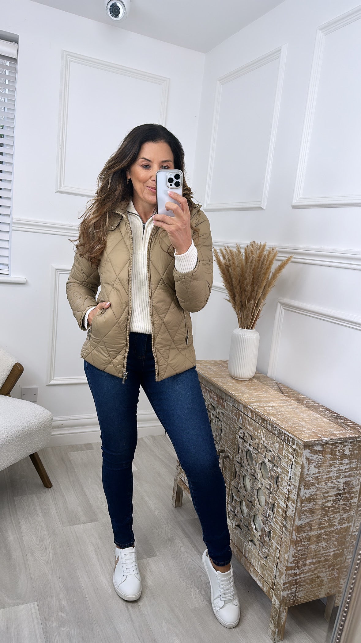 Elanie Camel Padded Jacket