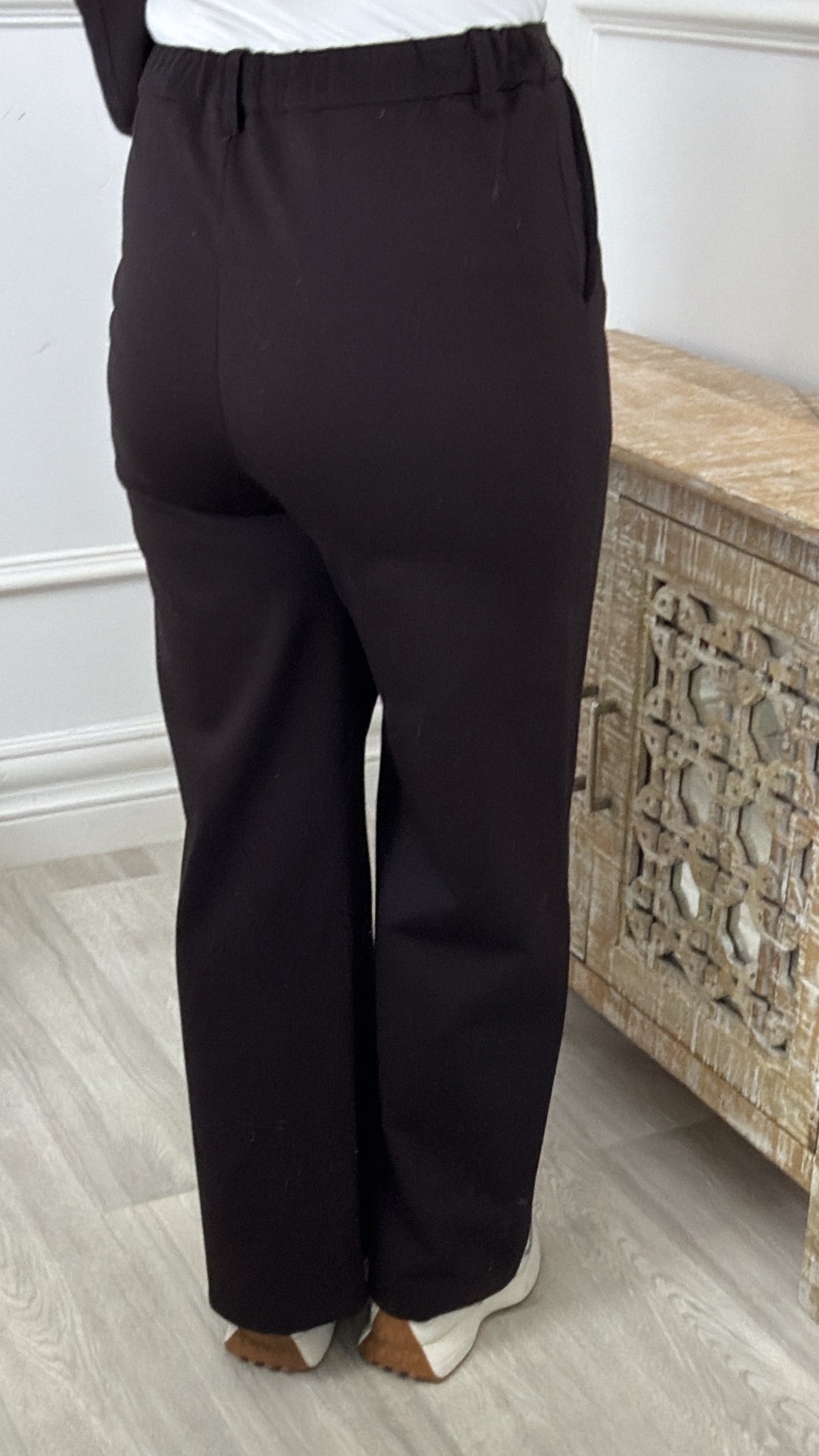 Penny Brown Wide Leg Pants
