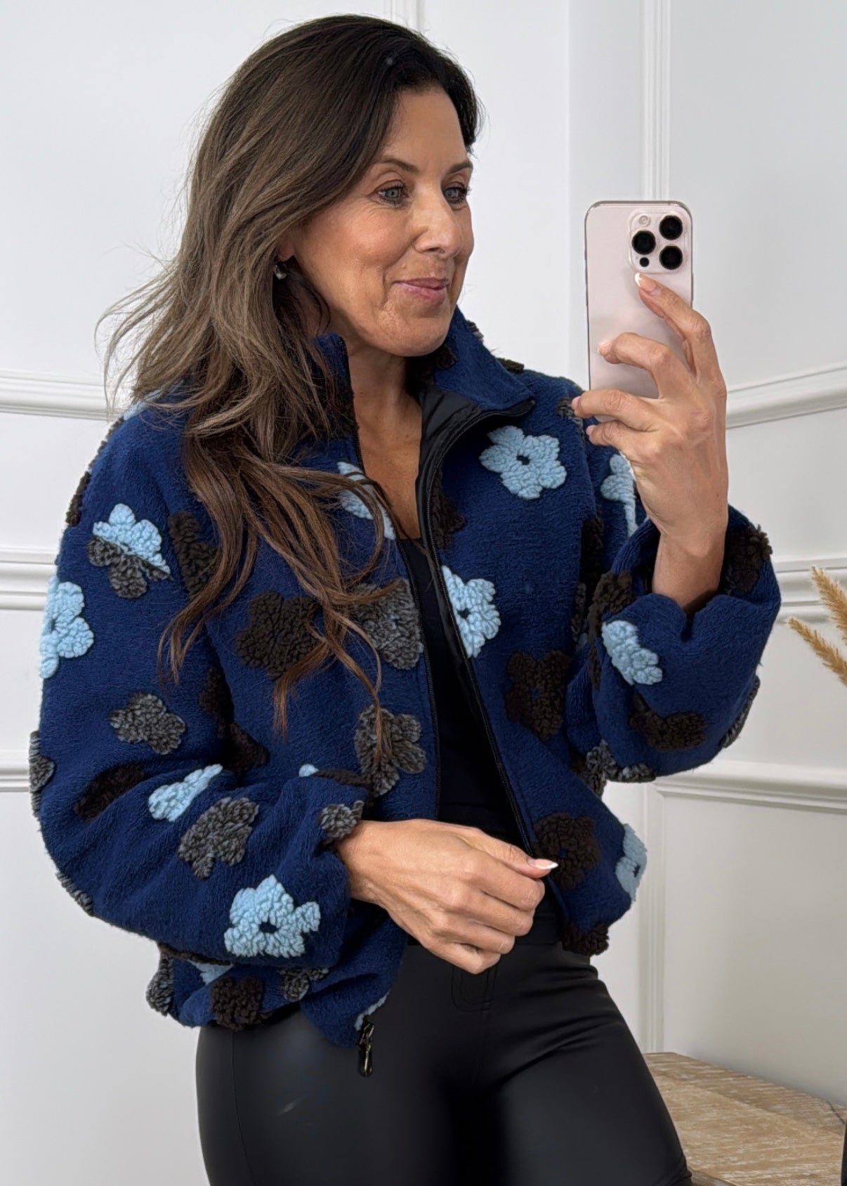Zelda Navy Fleece Jacket