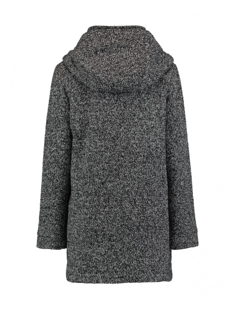 Esther Grey Hooded Semi Coat