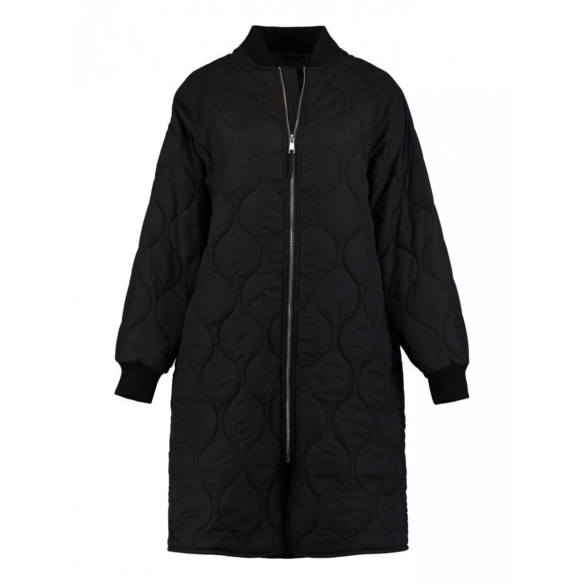 Milla Black Bomber Coat
