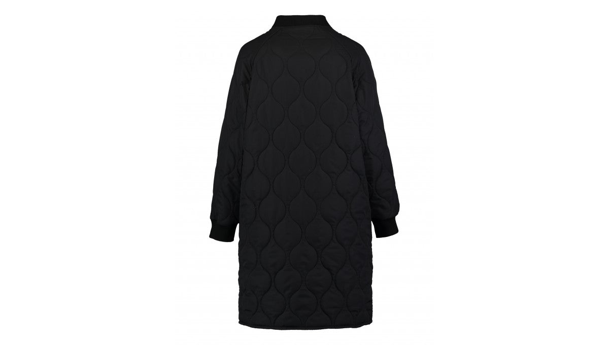 Milla Black Bomber Coat