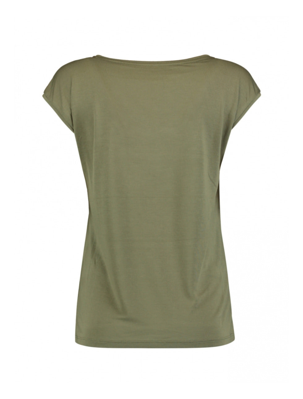 Piper Khaki V Neck T-Shirt