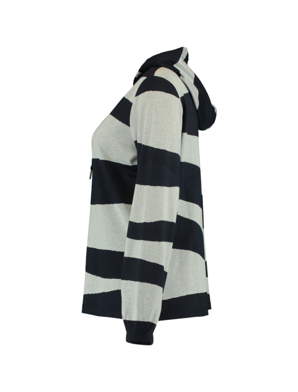Gloria Navy Striped Hoodie