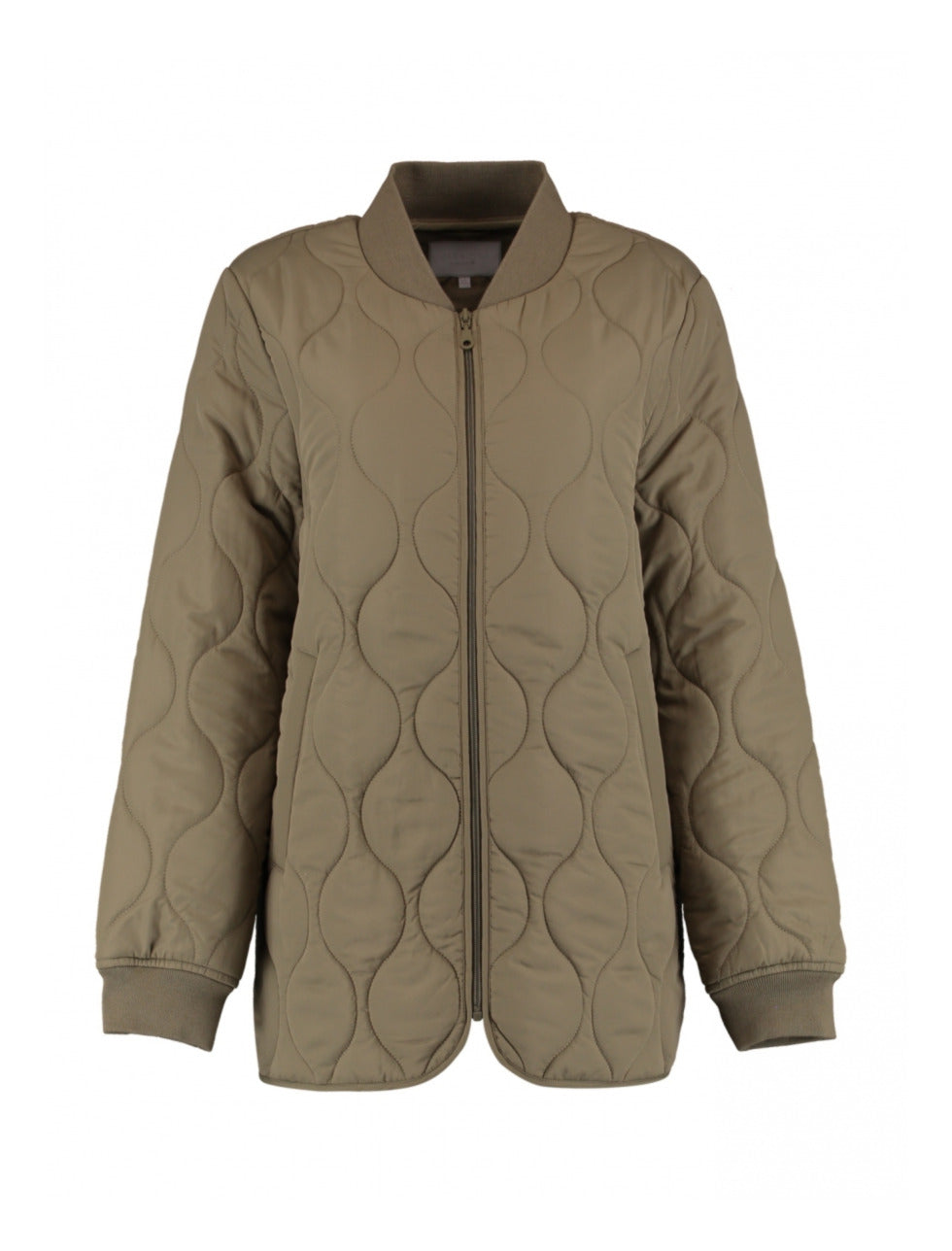 Raquel Khaki Puffer Jacket