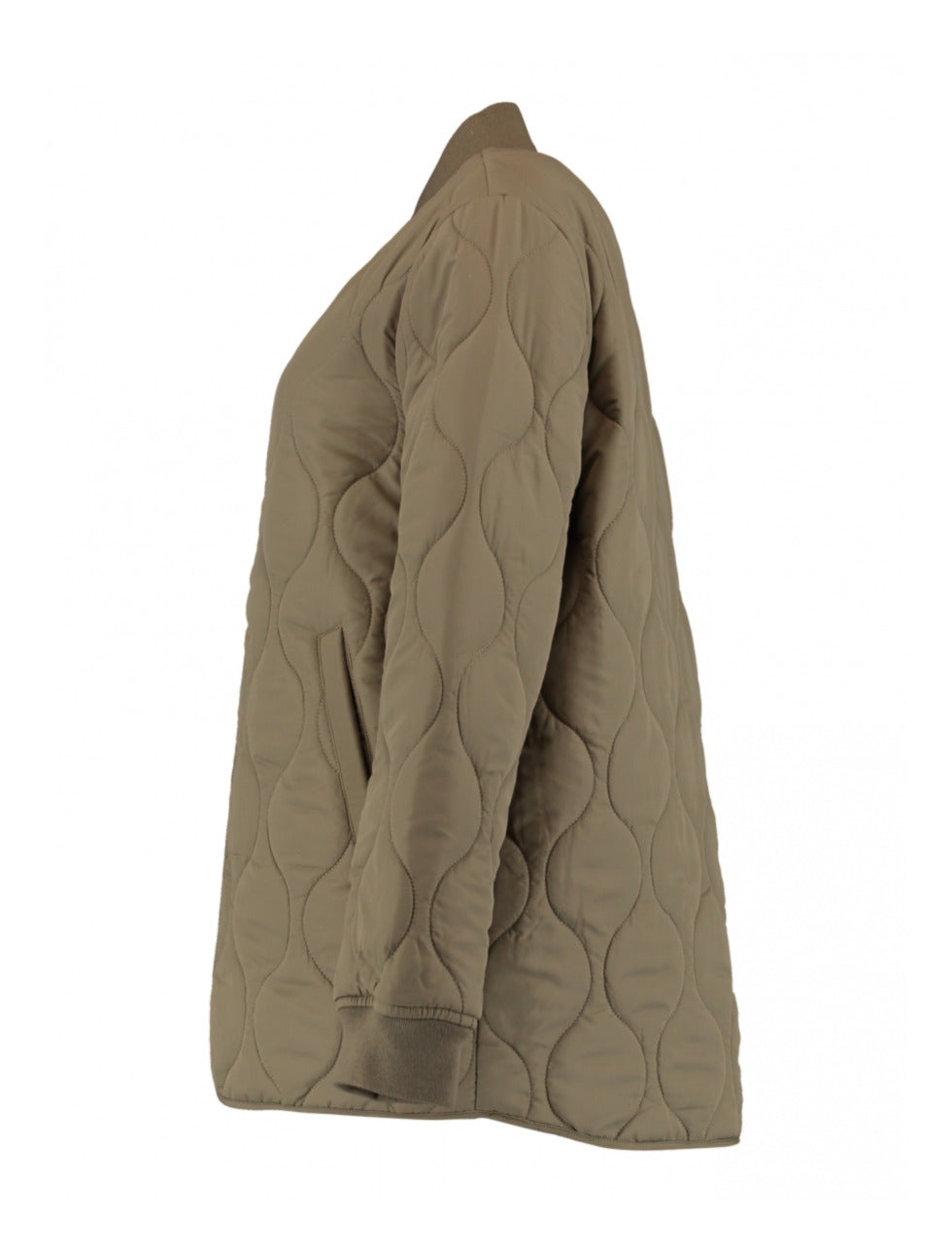 Raquel Khaki Puffer Jacket