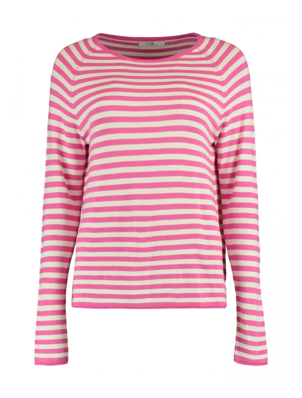 Marin Summer Pink Stripe Knit Top