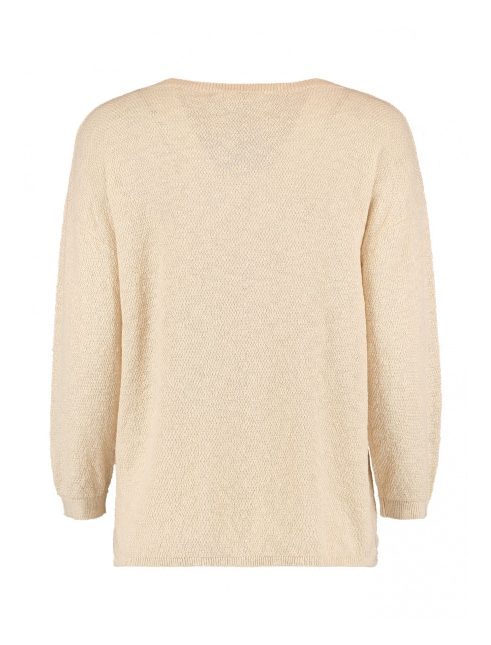 Yuka Cream Cotton Blend Pullover