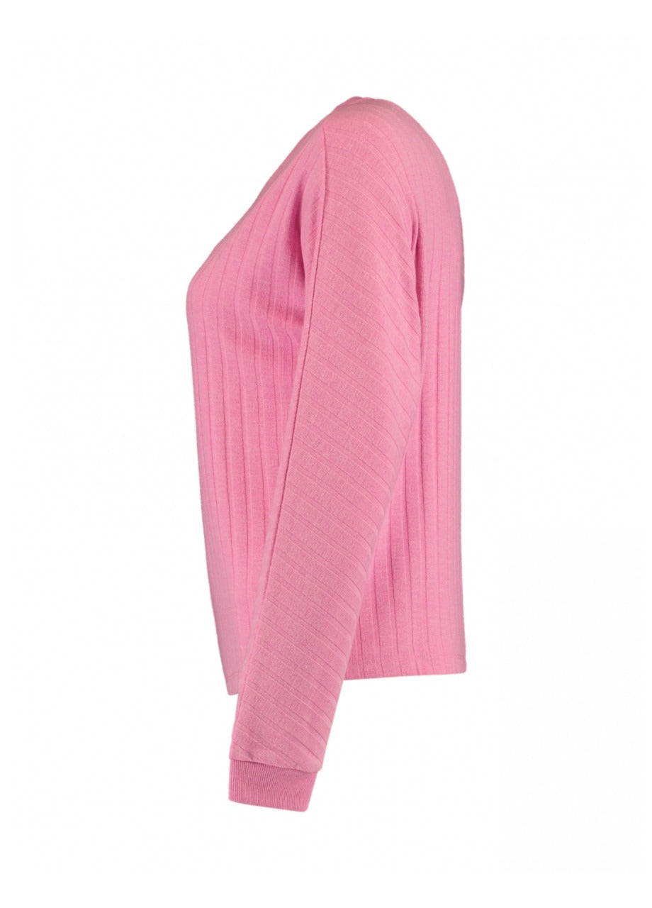 Ona Summer Pink Fine Knit Top