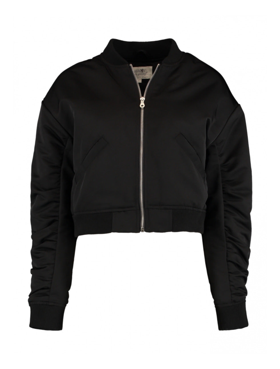 Tani Black Bomber Jacket