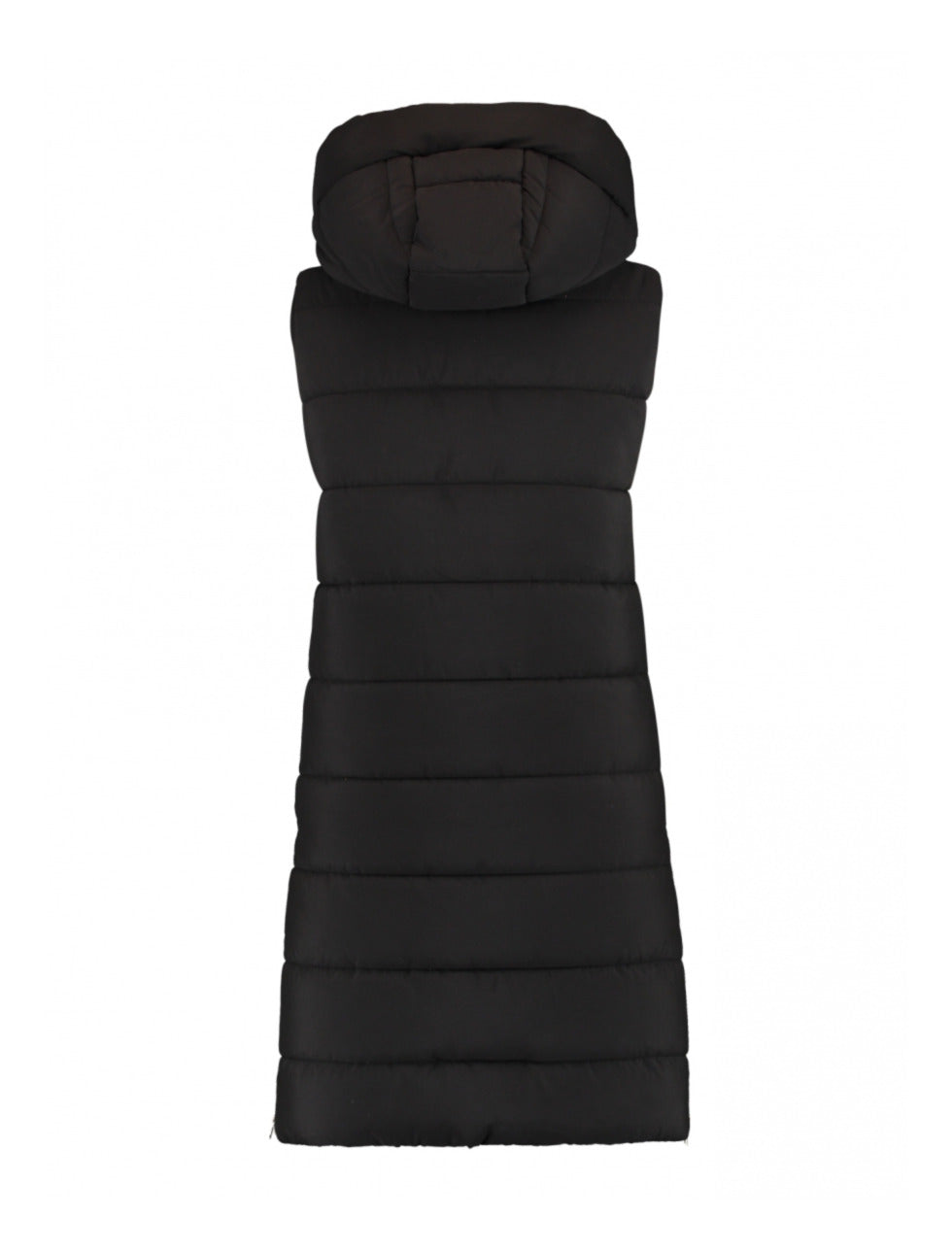 Solve Black Longline Puffer Gilet