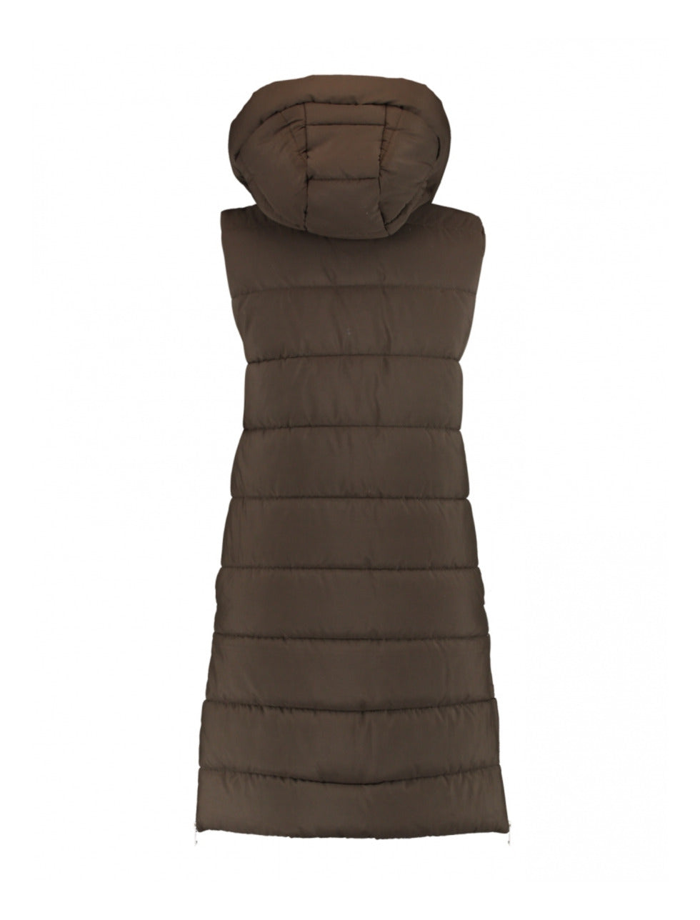 Solve Khaki Longline Puffer Gilet