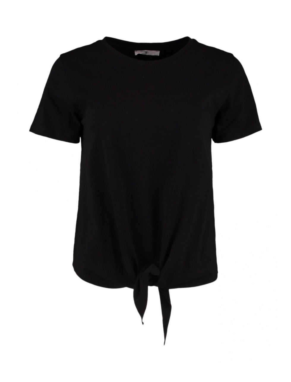 Aria Black Knot Detail T-Shirt