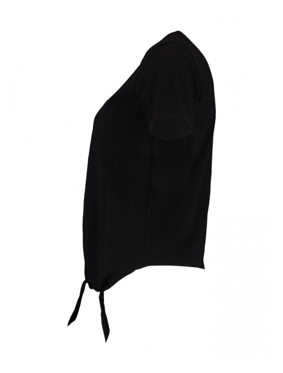 Aria Black Knot Detail T-Shirt