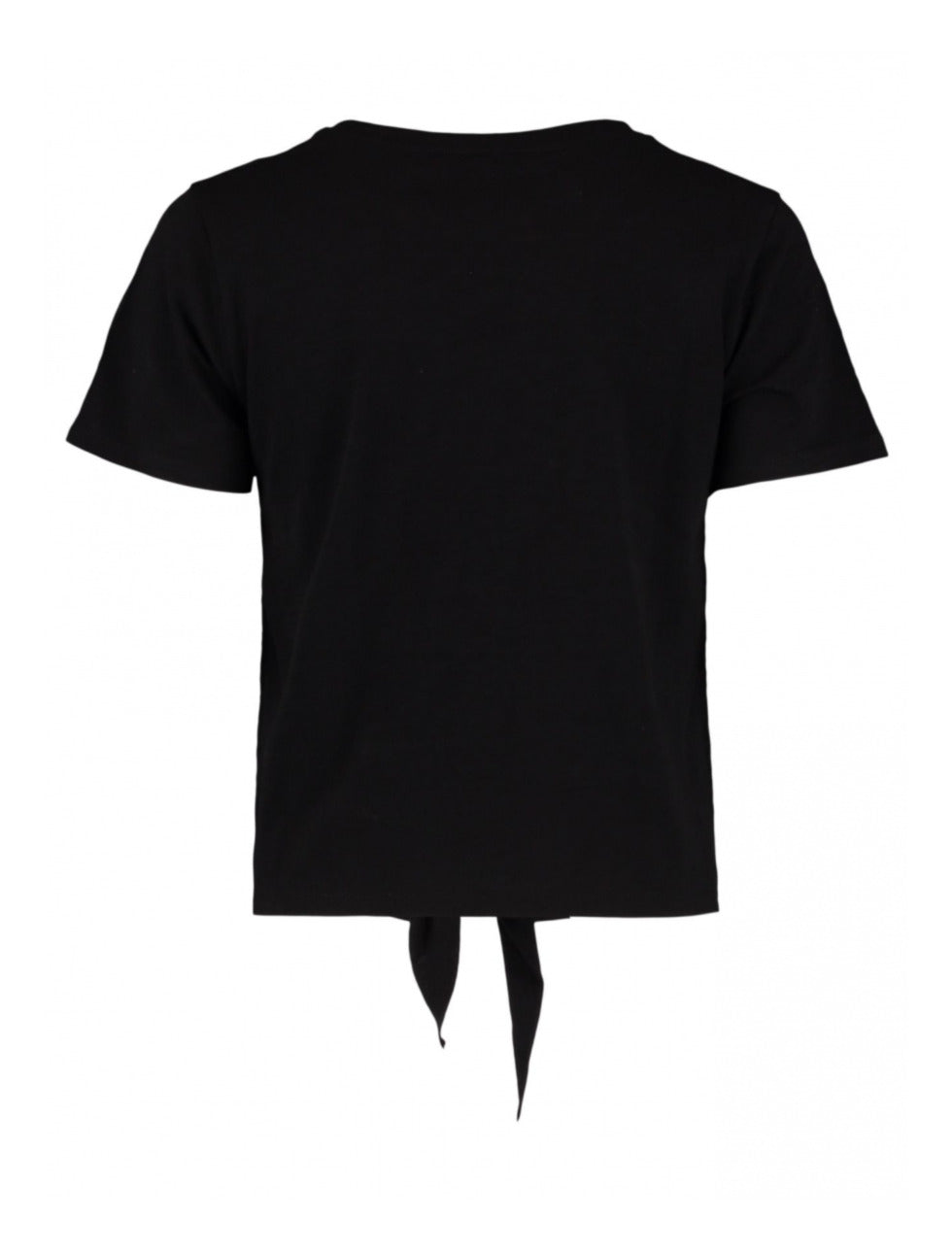 Aria Black Knot Detail T-Shirt