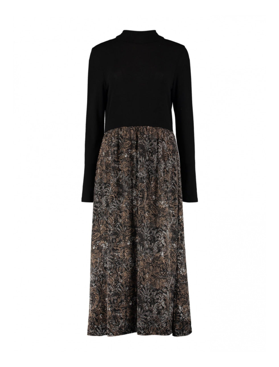 Nara Black 2 in 1 Midi Dress