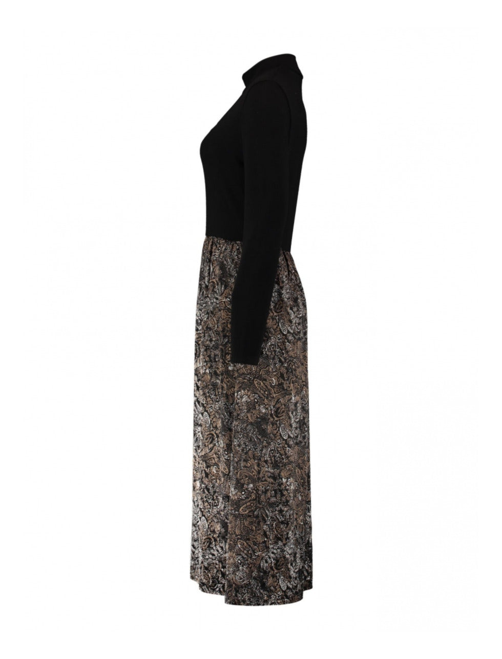 Nara Black 2 in 1 Midi Dress