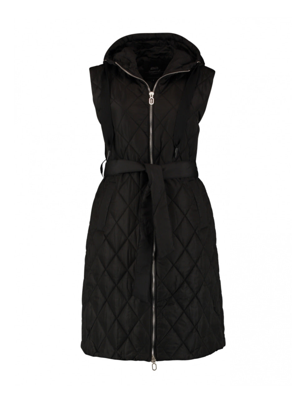 Ellen Black Diamond Quilted Gilet