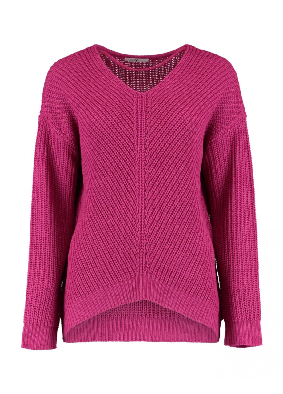 Pipa Pink Berry Loose Fit Pullover