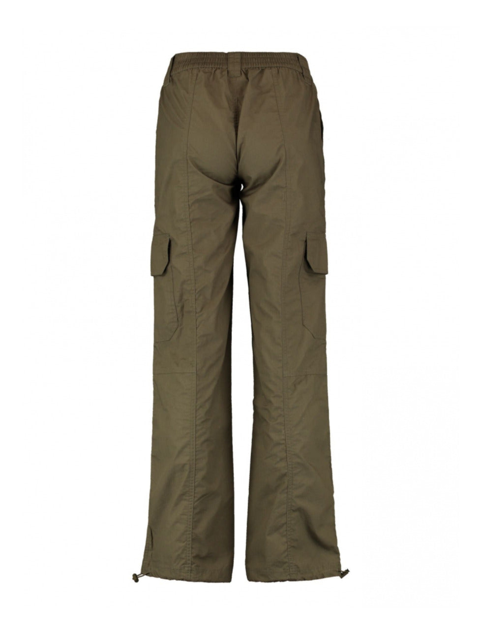 Lilly Khaki Flared Cargo Trousers