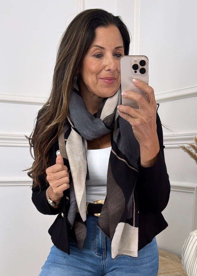 Valeria Black Scarf