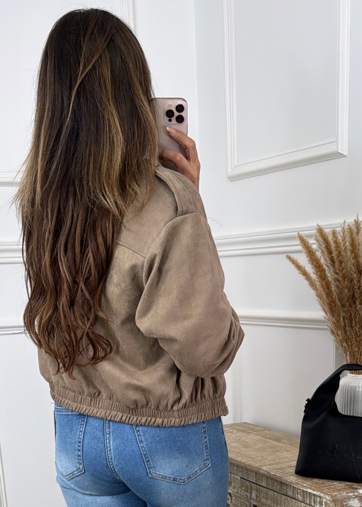 Kerry Beige Zip Jacket