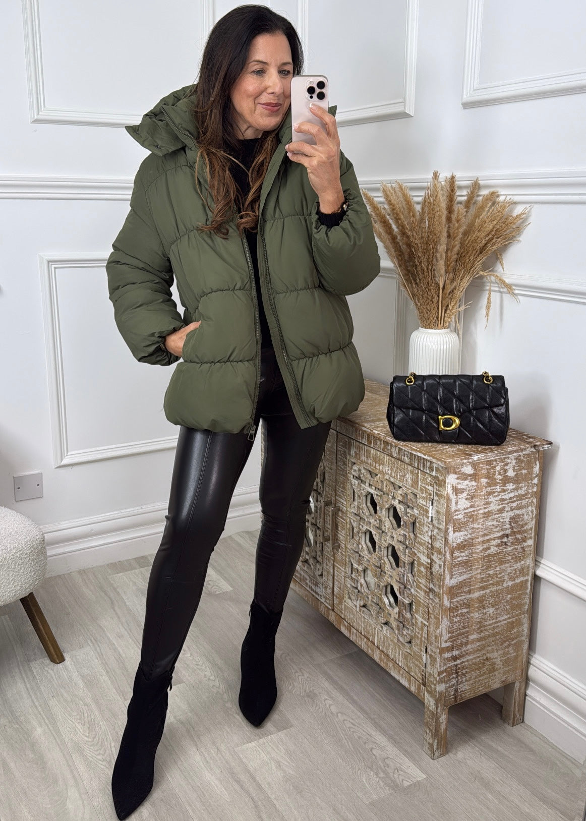 Nio Green Puffer Jacket
