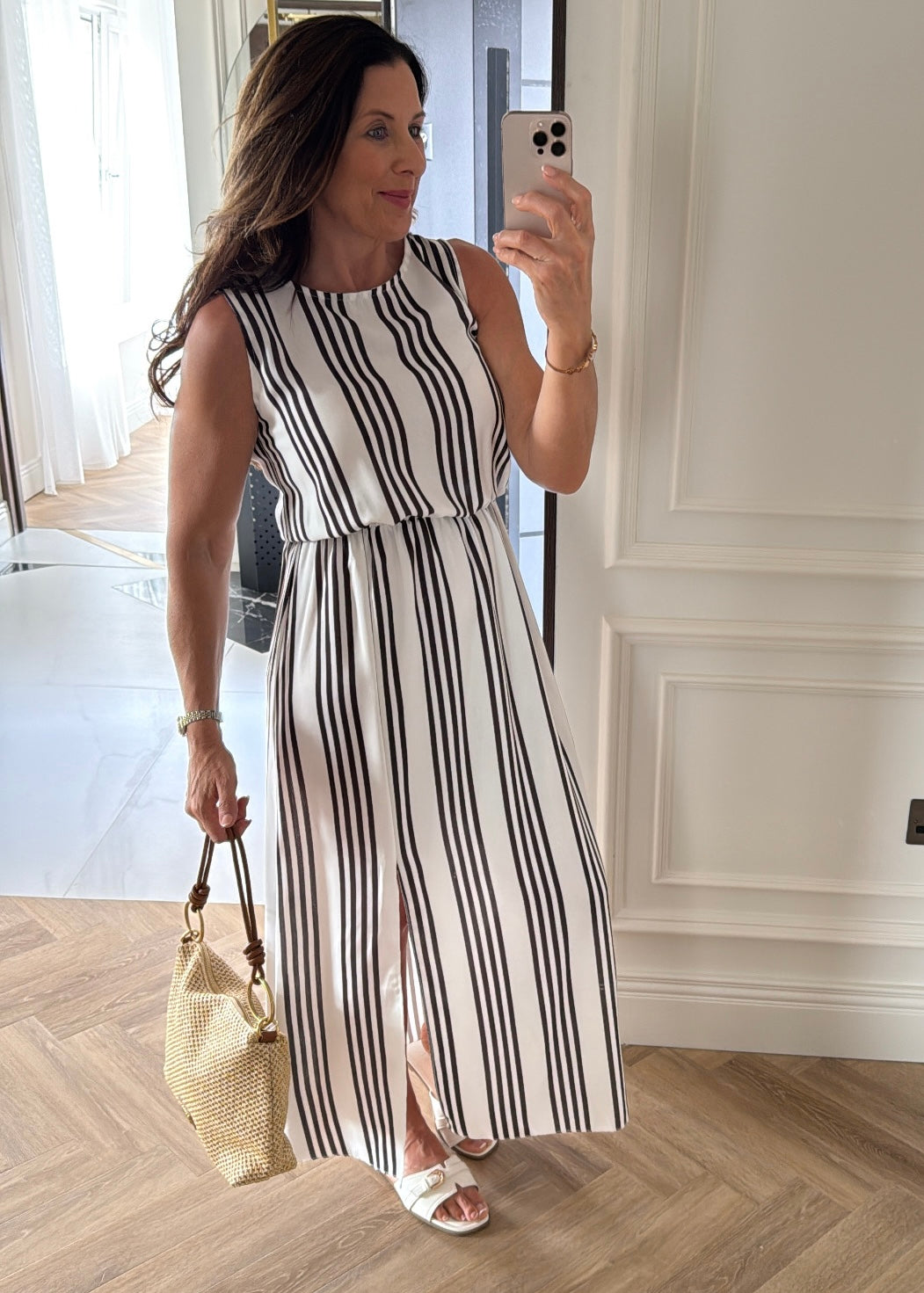 Annmarie Striped Maxi Dress