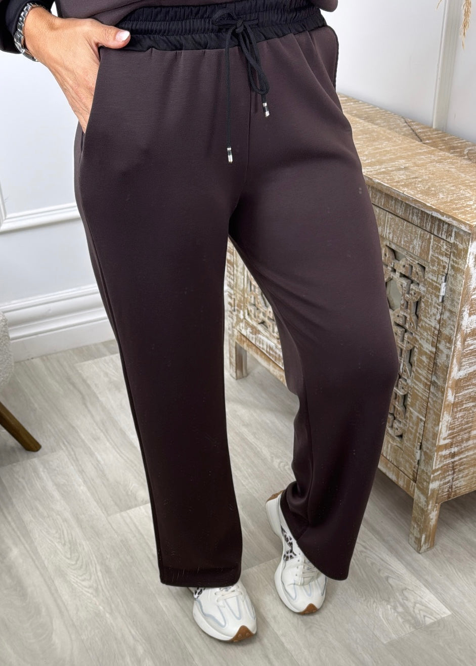 Estella Chocolate Brown Tracksuit