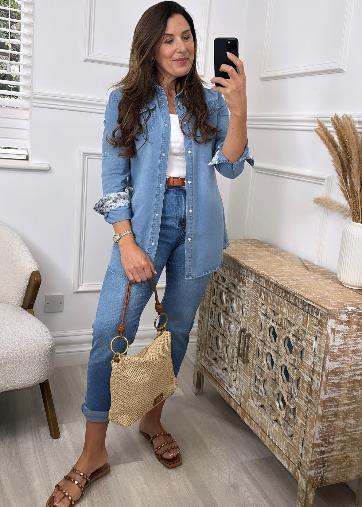 Lorena Light Denim Shirt