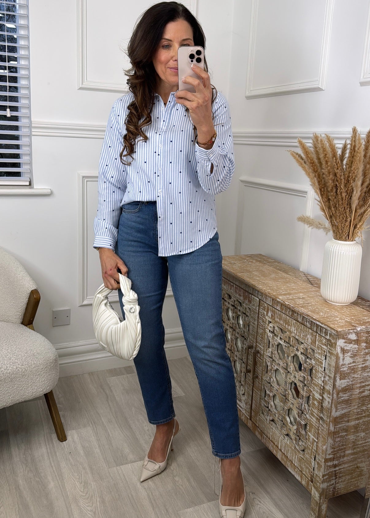 Libra Blue Stripe Shirt
