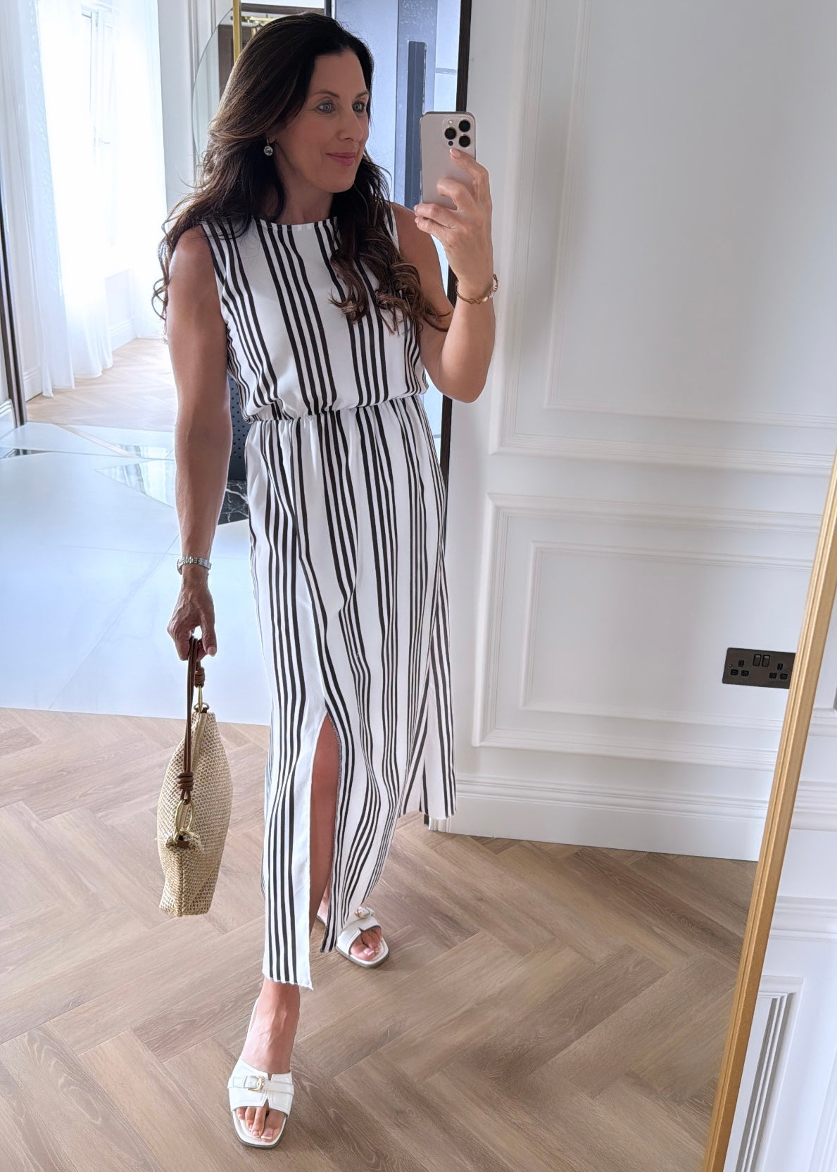 Annmarie Striped Maxi Dress