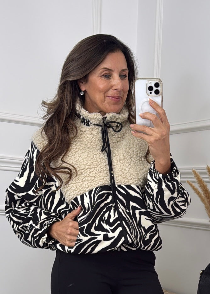 Claudine Zebra Jacket
