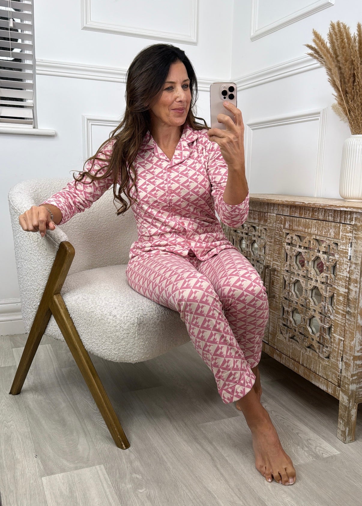 Natale Pink Fleece Pajama