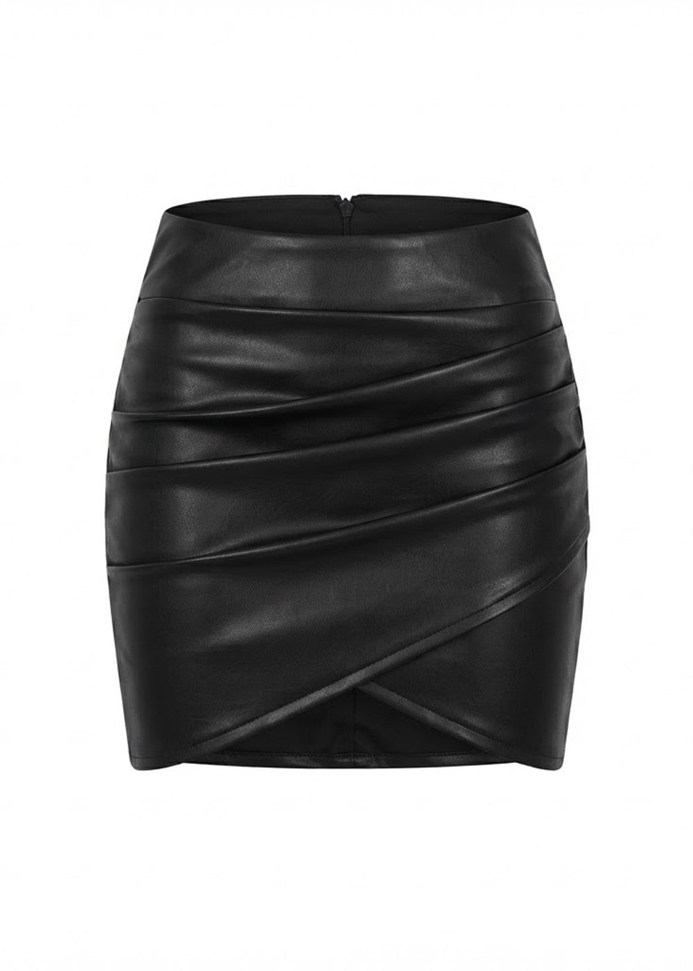 Mika Black Pleather Skirt